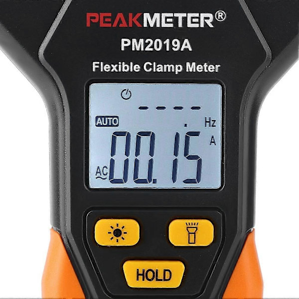 PEAKMETER PM2019A Handhållen Digital Flexibel Strömtång 3000A AC Ström Multimeter-Perfekt