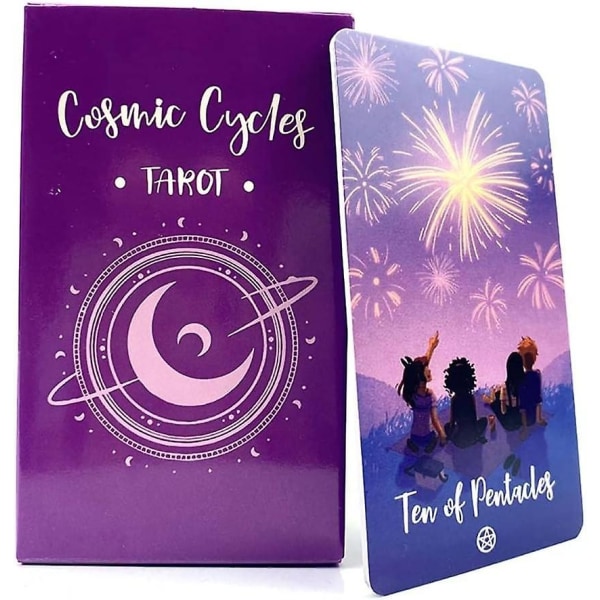 Cosmic Cycle Tarot Cosmic Cycle Tarot Tarot Deck First Game-Perfet