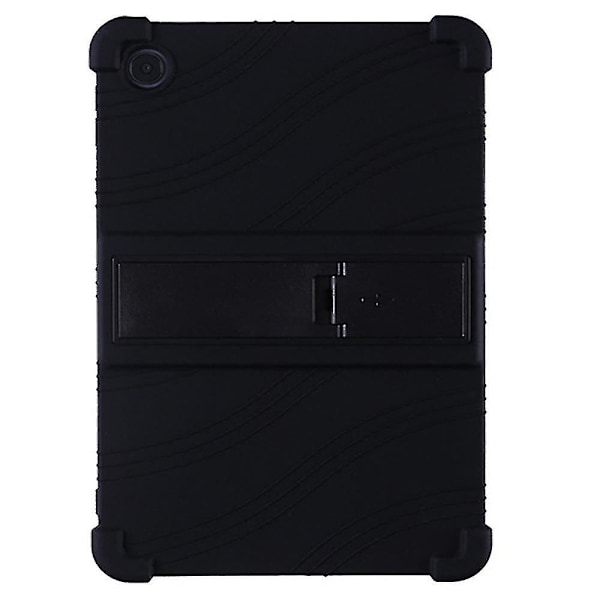 Skyddande Fodral för Oppo Pad Air 10.36 Tum 2022 med PC-Stativ, Fallskyddande Mjuk Silikon T-Perfet Black