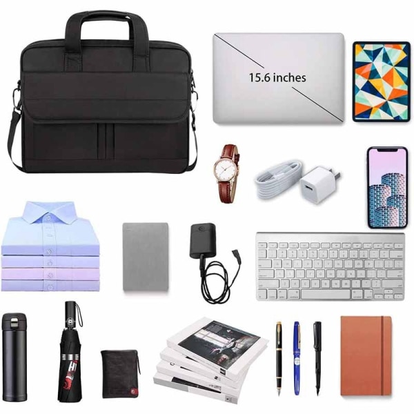 Laptoptaske 15,6" Premium vandtæt kontor notebooktaske Ligh