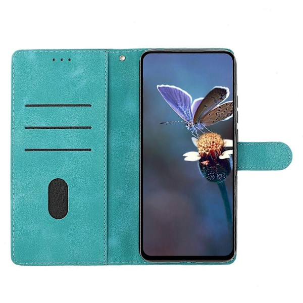 För Samsung Galaxy S24 Mobiltelefonfodral Tryckt PU Läder Plånboksställ Anti-fall Skyddsfodral - Perfet Style E