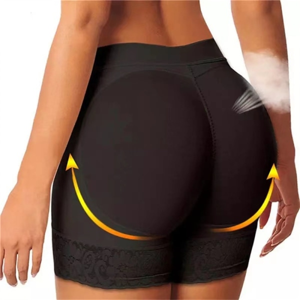 Butt ifter pikkuhousut Body Shaper Pehmustetut ifter lantiohousut - täydelliset Black L