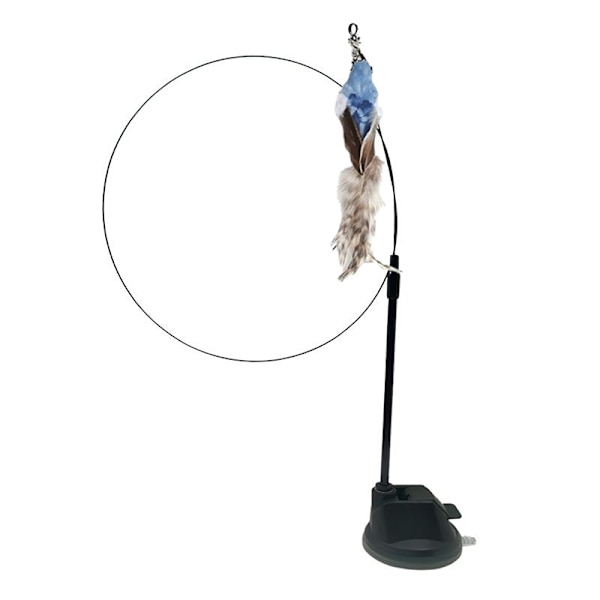 Simulation Bird Interactive Cat Stick Toy med sugkopp - Perfet A12