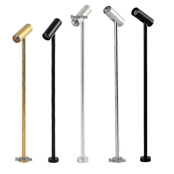 Dimbar LED spotlight smyckesdisplaylampa 20/30/35 cm kolumnlampa mobiltelefonbutik display bordslampa roterbar 220v stående lampa-Perfet Gold 30CM 6000K