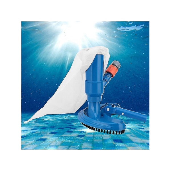 Poolbørste, bærbart rengøringsværktøj til pool jet støvsugere - Perfet white