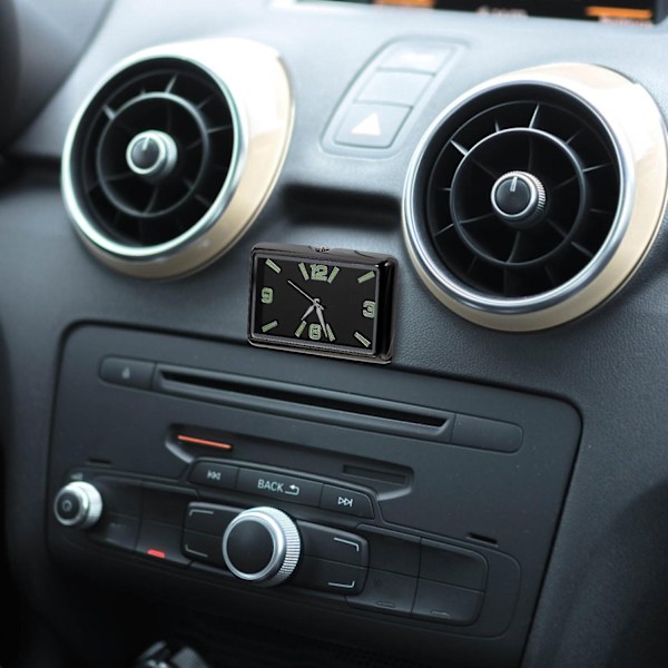 Auton digitaalinen kello, neliömäinen auton kello, kojelaudan minikello, pieni lukko, kvartsi digitaalinen -Perfet Mazda
