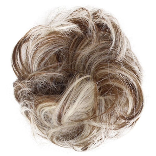 Helppo käyttää Tyylikkäät hiukset Scrunchies Luonnollinen sotkuinen kihara hiuspidennys - Perfet 8