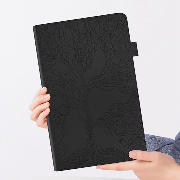 Life Tree Tablet Fodral Kompatibelt med iPad Pro 12.9 2022 / 2021 / 2020 - Perfekt Black