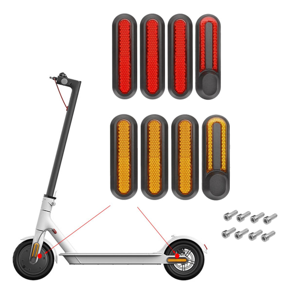 For Xiaomi Scooter Decoration M365 Pro Pro2 1S - Perfet red