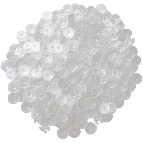 100 stk. DIY Plastikknapper Sorte Ornamenter Kompatible med Sko Croc Spænder Ki-Perfet B