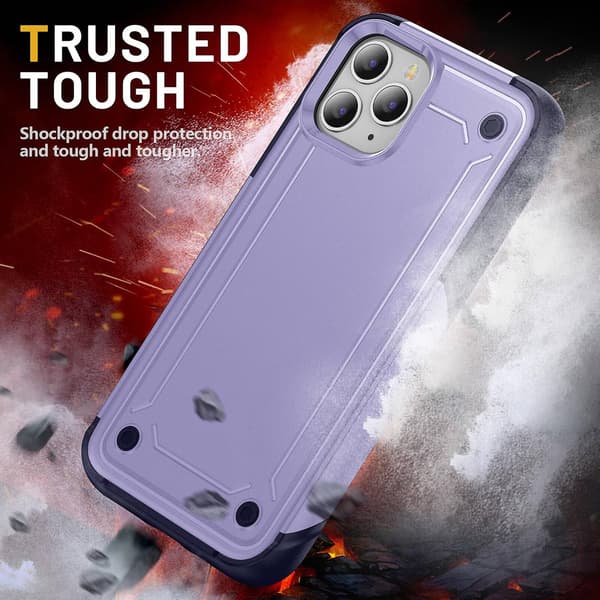 Støtsikkert telefondeksel kompatibelt med iPhone 11 Pro Max-Perfet Purple