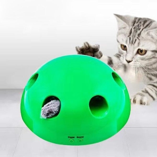 Elektroninen lemmikkilelu automaattinen pop hauska interaktiivinen kissan lelu hiiri kiusaa kissan raaputuslaite