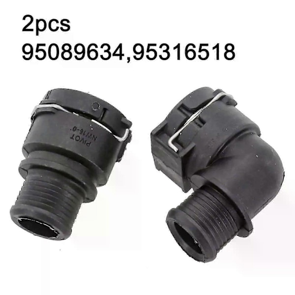 95089364 95316518 Lige og Vinkel Varmelegeme Kompatibel med Matrix Indløbsslange Fittings Slangeforbindelse Udskiftning Autodele - Perfekt