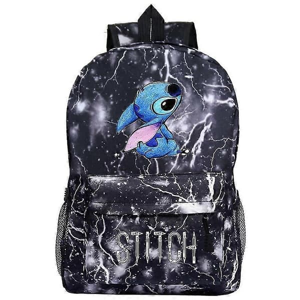 Lilo og Stitch Stitch Rygsæk Skoletaske - Perfekt Thunder Ash