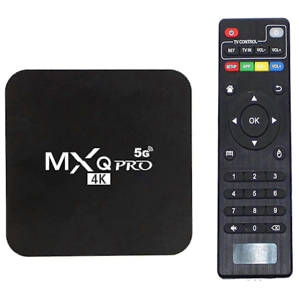 För Android TV-box, 4K HDR Streaming Player, 4GB RAM 32GB ROM Allwinner H3 -core TV-box - Perfet