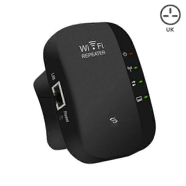 WiFi Blast Trådløs Repeater Range Extender 300Mbps Forsterker for Hjemmekontor-Perfekt UK