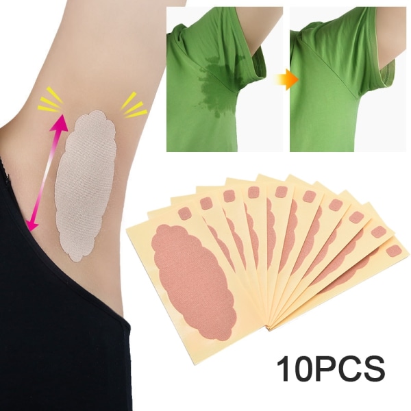 10st Underarm Foot Sweat Guard Armpit Shields Självhäftande - Perfet