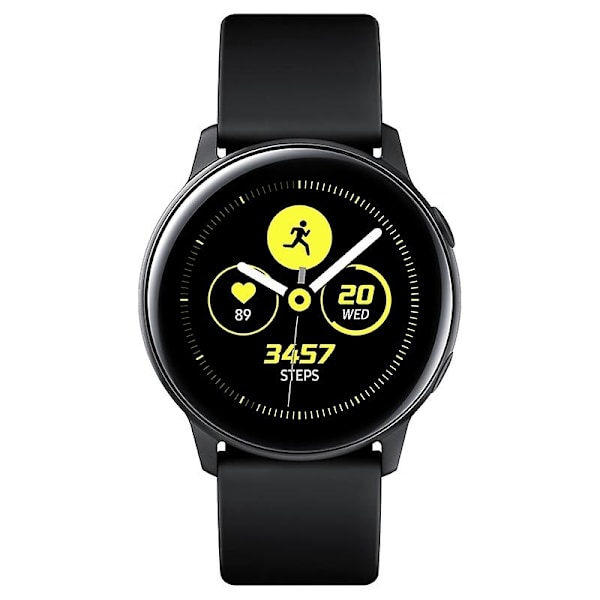 20 mm firkantet spænde silikone smart watch rem kompatibel med GarminMove Luxe/Move Style/Move 3-Perfet Black Style A Garmin Vivoactive 3