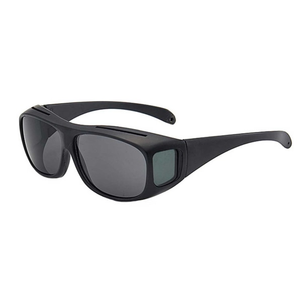 Solbriller på utsiden Briller Lesebriller + Senil ledning svart - Perfet black