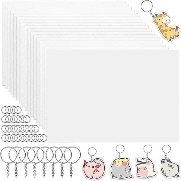 140 stk. Shrinky Dink Ark Sett, Shrinky Dink Papirsett - Perfekt