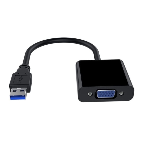 USB 3.0 til VGA-adapter - - Perfet black