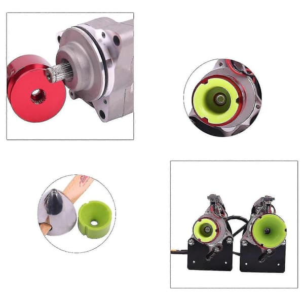 RC Motorstarter Kompatibel med Mayatech 10cc-80cc Bensinmotor Stil A-Perfekt T Insert small head starter