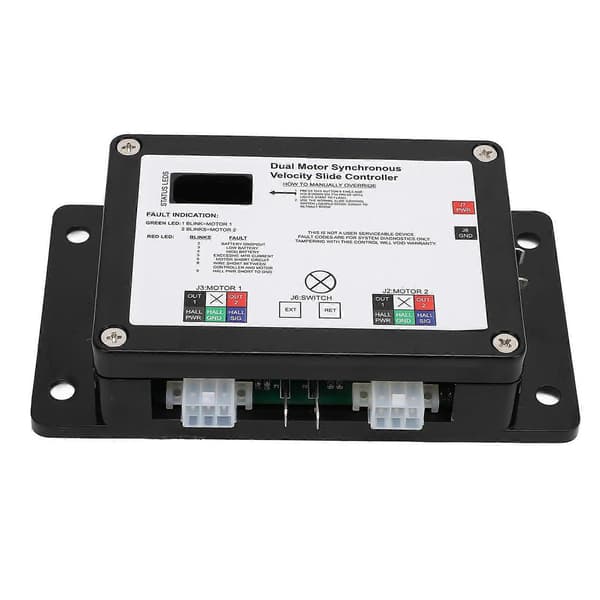 RV Slide Controller 13398‑DO Dobbel Motor Synkron Hastighet Slide Controller Kompatibel med Lippert In Wall Slide Out På RV-Perfekt