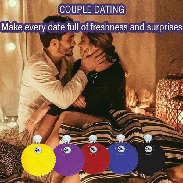 Parpositionsvælger for par, Par Roulette Spinner, Romantisk Date Night Terningespil, Øg Intimiteten - Perfekt Green