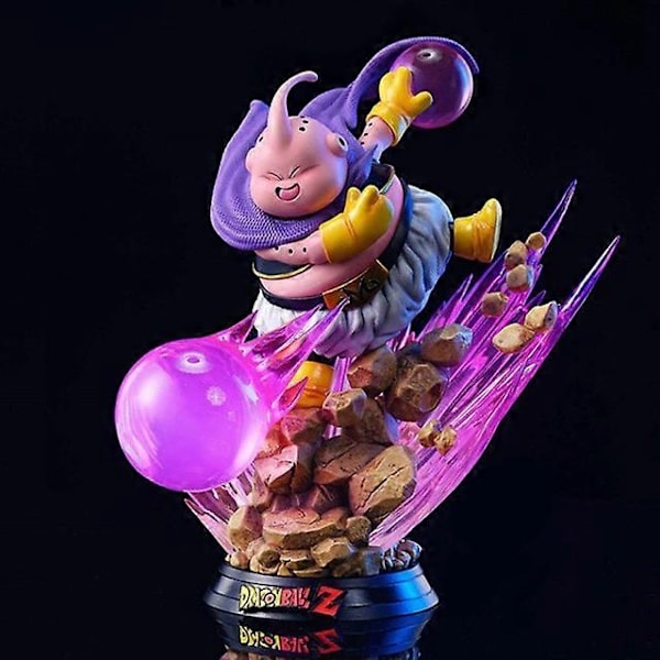 25cm Dragon Ball -hahmot Spirit Bomb Sou Goku Animehahmot Super Saiya Toimintahahmo Malli PVC Patsas Nukkekokoelma Lelut Lahja-Perfet 21cm Buu with light no box