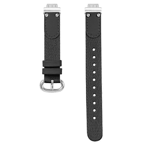 Type B Kompatibel med Fitbit Inspire 2 Nylon Flettet Klokkereim Justerbar Erstatningsarmbånd - Perfet Style A