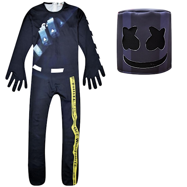Fortress Night Marshmallow Dj Modeling Tøj Marshmello One-piece Performance Kostume - Perfet 120cm