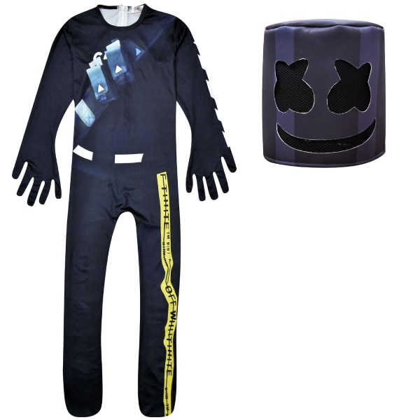 Fortress Night Marshmallow Dj Modellering Kläder Marshmello One-piece Performance Costume - Perfet 120cm