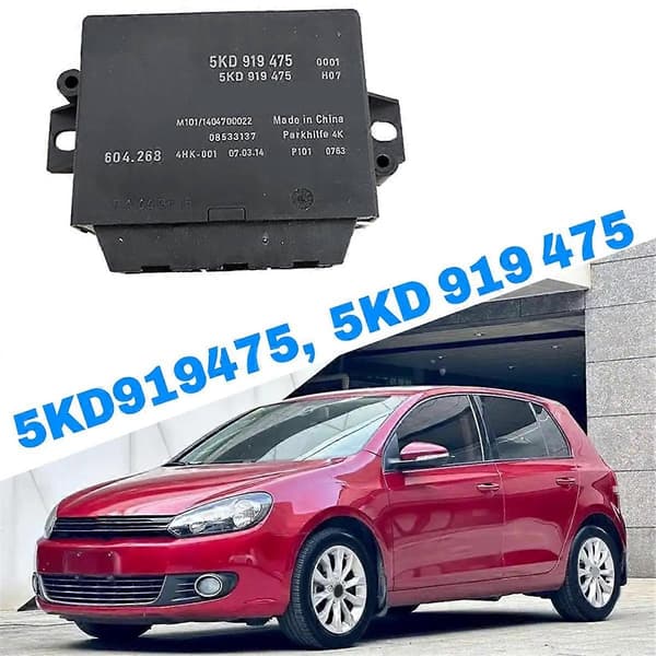 5KD919475 / 5KD 919 475 Nytt ryggeradarmodul Parkeringsassistent System Kontrollenhet Kompatibel med Golf 2009-Perfet