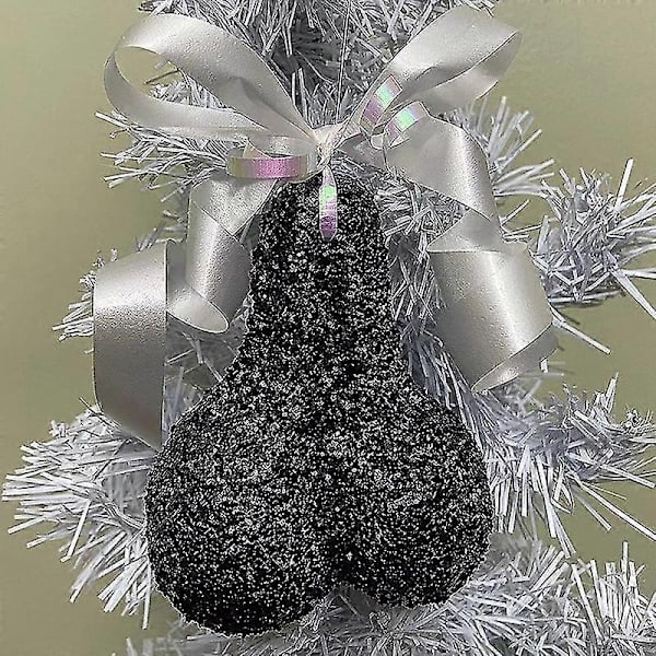 Julekule-Hengende Pynt Kreativ Juletrær Ornamenter Dekor-Perfekt black