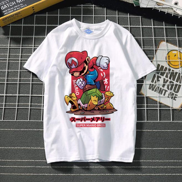 Mario anime perifer T-shirt för män och kvinnor T-shirts - Perfet 1# Children's S