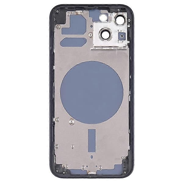 for iPhone 13 6.1 tommer Bak Batterideksel + Midtre Plate Ramme + Sideknapper Erstatning - Perfekt Style F