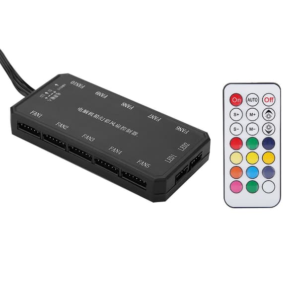 Køleblæser Controller 15m RF Trådløs Kontrol Computer Blæser Controller Blæser Controller Forbedrede Funktioner-Perfekt