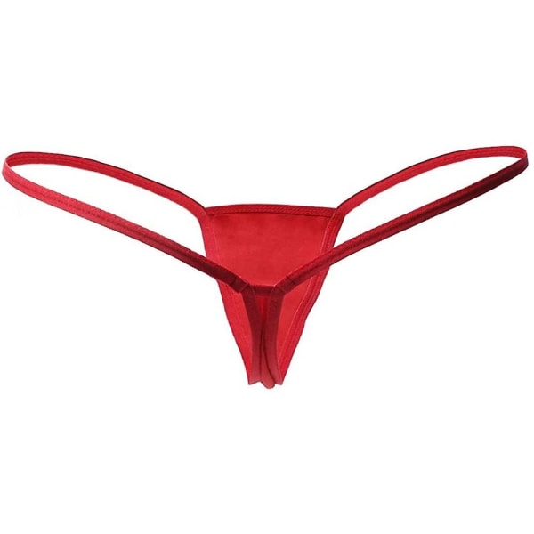 Dam Sexiga Mini Strings Micro G-strings Underkläder Trosor - Perfet Red L