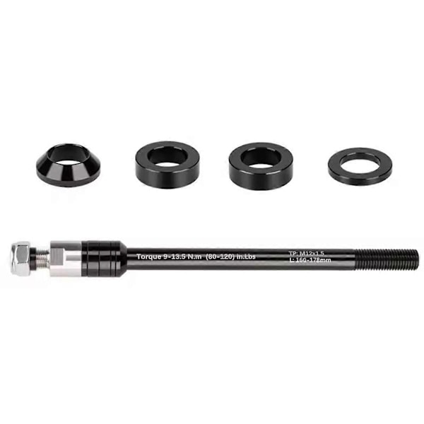 Cykelkärra Fäste Genomgående Axel Adapter Justerbar Genomgående Axel Adapter 12mm Genomgående Axel Cykling Tillbehör - Perfekt M12x1.0mm
