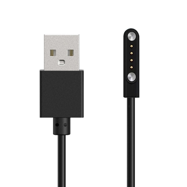USB-ladekabel USB2.0 hann til 4 pins magnetisk sugeladeradapterledning for 4 pins 9mm 3.0 Space Smartwatches - Perfet