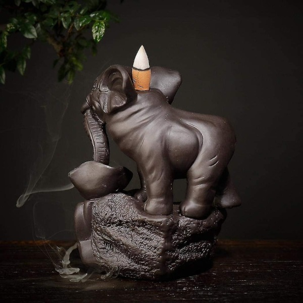 NOE Ceramic Waterfall Elephant Reflux Censer - Perfet