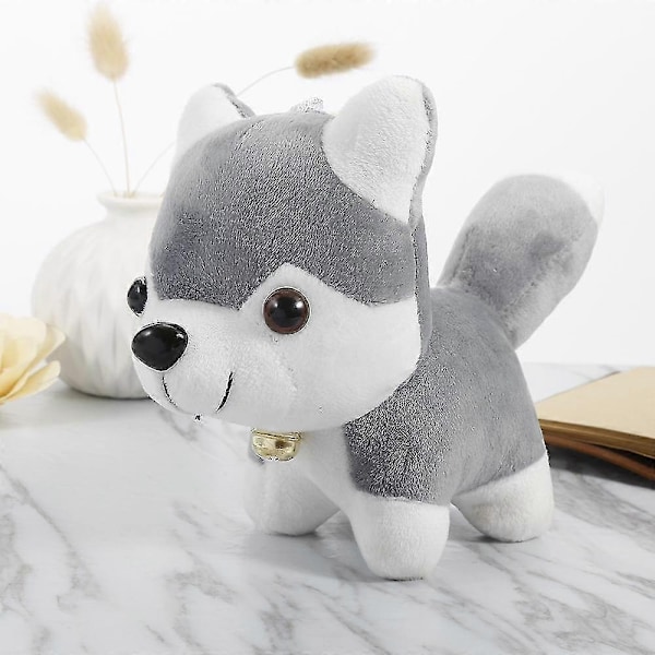 25 cm Plysch Gosedjur Djungel Skogsdjur Leksak Mjuk Bomull Elefant-Perfekt B Husky