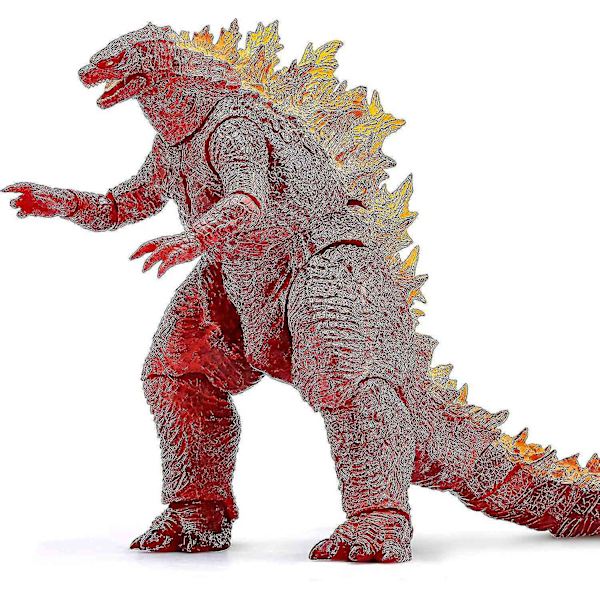 Kongernes Konge Legetøj - Godzilla Actionfigur - Dinosaur Legetøj Godzilla - Film Monster Serie Godzilla.-Perfekt red