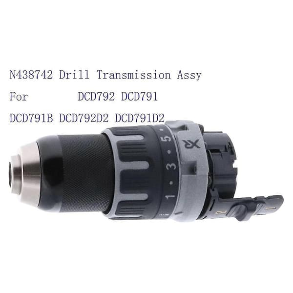 N438742 Borr Växellåda Assy Kompatibel med -DCD792 DCD791 DCD791B DCD792D2 DCD791D2-Perfekt