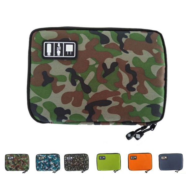 Kannettava puhelinlaturi Elektroniikkatarvikkeet Organizer - Perfet Camouflage dark green