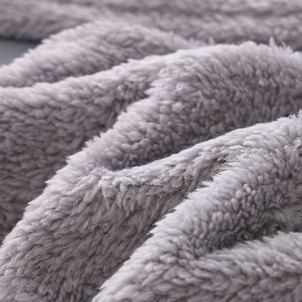 En-dels pyjamas lång varm borstad en-dels - Perfet grey xl