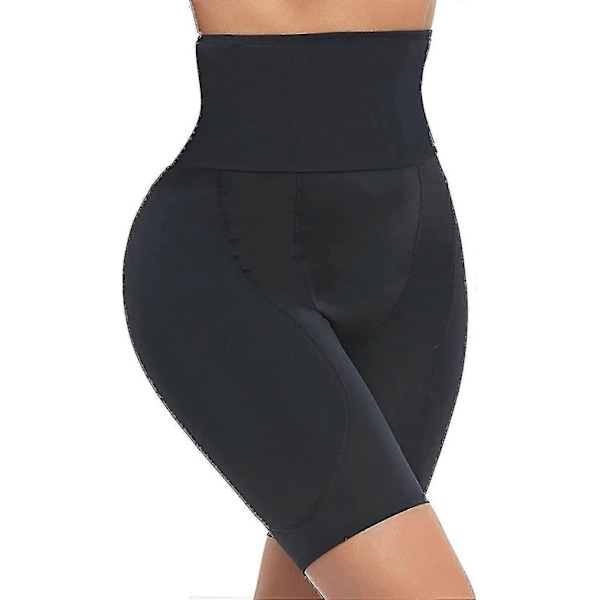 Höftkuddar för Kvinnor Shapewear Höftförstärkare Formande Underkläder Vadderade Rumppads Höftdoppskuddar - Perfekt Black Large