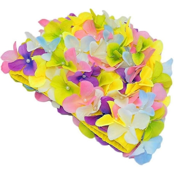 Retro blomstrete badehette for kvinner - Perfet