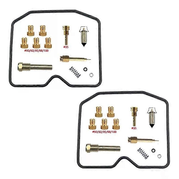 Kompatibel med KAWASAKI ELIMINATOR 250 EL250 B/D/E/F 1988-2003 Motorcykel Karburator Reparationssæt - Perfekt