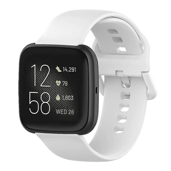 Klokkereim for Fitbit Versa 2 / Versa / Versa Lite / Blaze-Perfet White